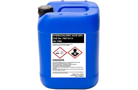 Hydrochloric Acid 28 Etg Cure Chem Zambia Ltd