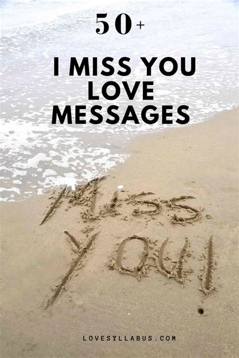 I Miss You Love Messages For Him Love Syllabus