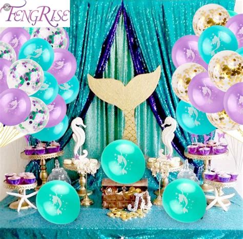 Pin By Kerri Molloy On Little Mermaid Party Mermaid Party Decorations