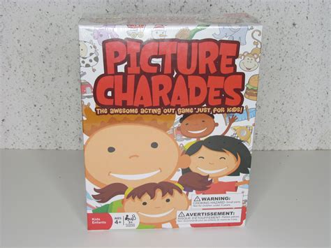 Picture Charades Game For Kids Outset Etsy