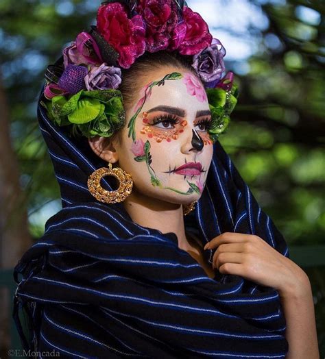 Mexican Holiday Sugar Skull Makeup Bertha Halloween Face Makeup