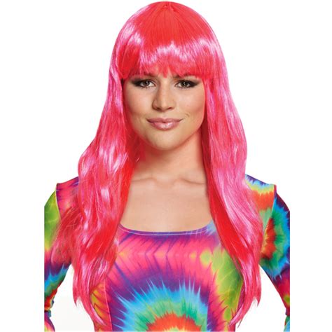 Long Pink Wig