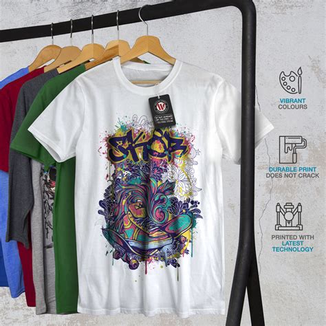 Wellcoda Fashion Graffiti Street Mens T Shirt Urban Graphic Design Printed Tee Ebay