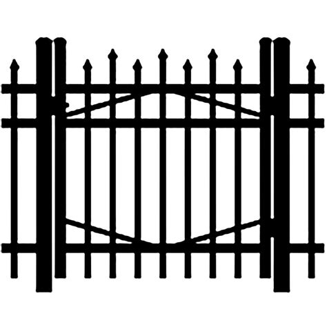 Jerith Industrial 100 Aluminum Single Swing Gate Hoover Fence Co