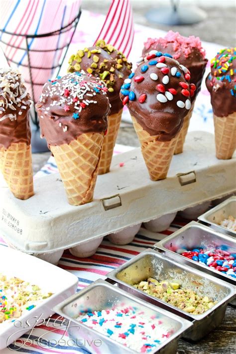 Chocolate Dipped Ice Cream Cones A Spicy Perspective