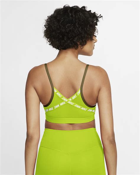 Nike Dri Fit Indy Womens Light Support Padded Logo Sports Bra Nike Eg