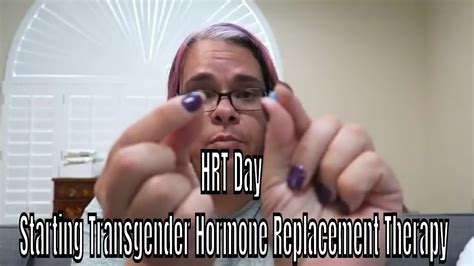 Hrt Day Starting Transgender Hormone Replacement Therapy Youtube