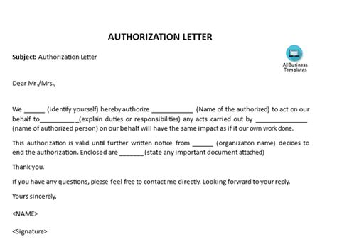 I appreciate the help of the bank in cooperating with the family to deal with the situation. 16 FREE AUTHORIZATION LETTER ENROLLMENT PDF DOWNLOAD DOCX