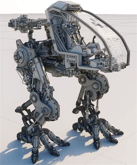 Exposed Mech Project On Behance Arte Robot Robot Art Robot Concept