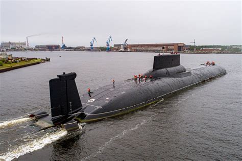Dmitriy Donskoy Russian Navy Nuclear Ballistic Missile Submarine Project 941 Akula Class Nato