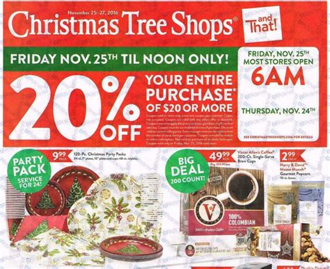 What Stores Haven't Leaked Their Black Friday Ad Yet - Christmas Tree Shop Black Friday Deals - Full Ad Scan - Gazette Review