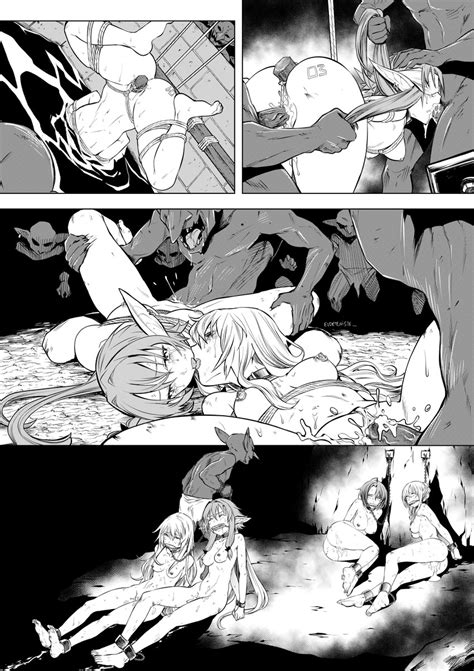 Priestess High Elf Archer Cow Girl And Guild Girl Goblin Slayer Drawn By Eudetenis And