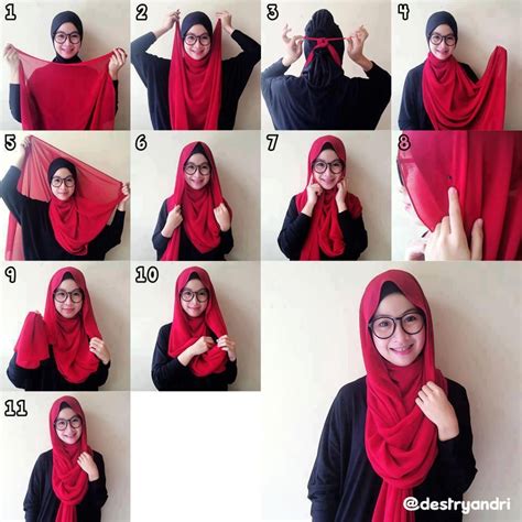 Chiffon Pashmina Hijab Style Tutorial Simple Hijab How To Wear Hijab