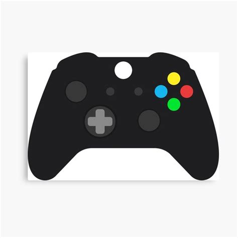 Xbox Controller Canvas Print For Sale By Joshuanaaa Redbubble