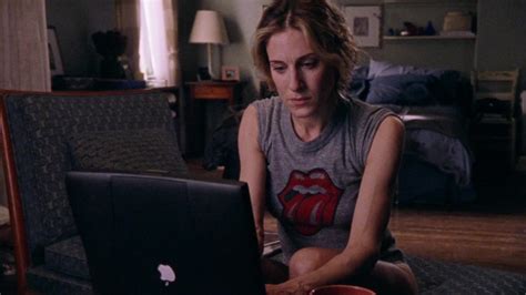 Apple Powerbook Laptop Of Sarah Jessica Parker As Carrie Bradshaw In
