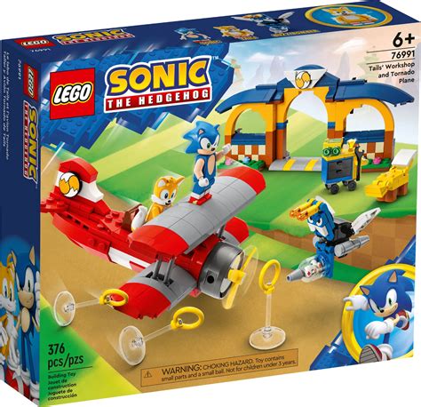 Lego Sonic The Hedgehog 76991 Pas Cher Lavion Tornado Et Latelier De