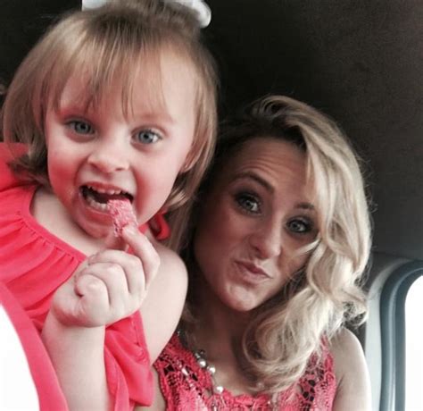 Leah Messer With Adalynn The Hollywood Gossip