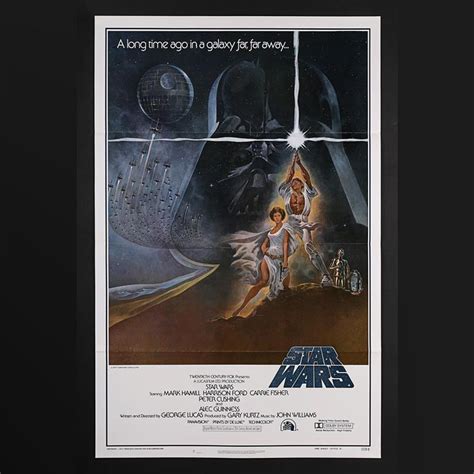Lot 389 Star Wars Episode Iv A New Hope 1977 Us One Sheet
