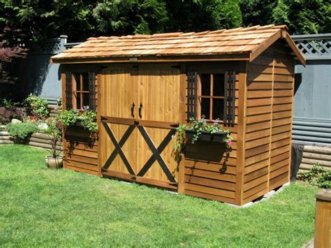 Cedarshed Ft X Ft Longhouse Gable Cedar Wood Storage Shed Lh