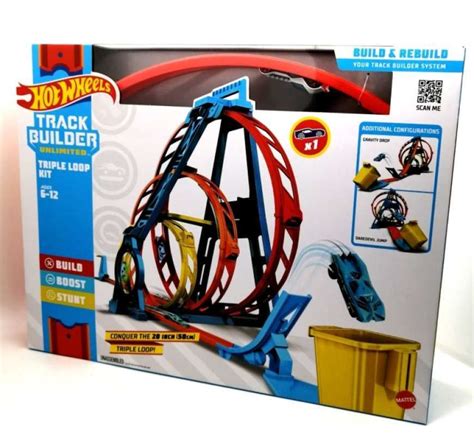Promo Hot Wheels Track Triple Loop Kit Original Diskon 23 Di Seller
