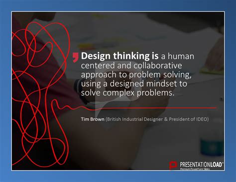Quote by Tim Brown: “Design thinking is a human centered and
