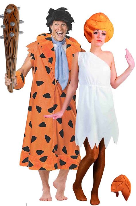 Coppia Di Costumi Di Fred E Wilma Flintstone Degli Antenati Adulto