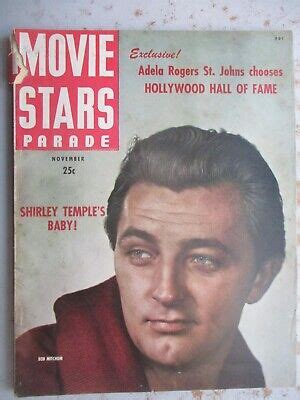 Movie Stars Parade Magazine November Issue Robert Mitchum Cover Ebay