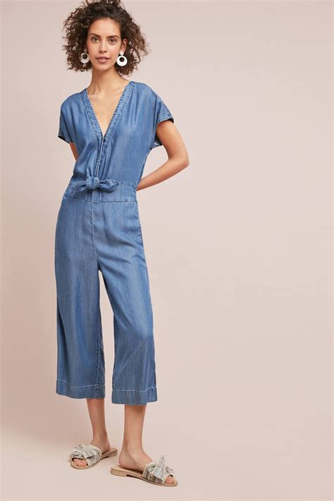 splendid bow tied chambray jumpsuit chambray jumpsuit jumpsuit lightweight jumpsuit