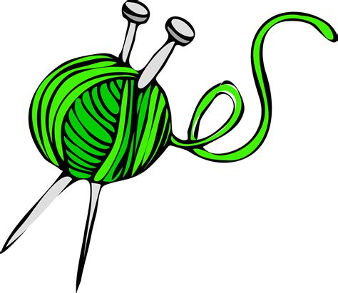 Knitting Yarn Needles Free Vector Graphic On Pixabay