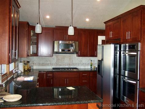 Uba tuba granite countertops is a versatile granite that can complement kitchen cabinets of many different colors and designs. OUR LATEST KITCHEN REMODEL Custom Cherry Cabinets Uba Tuba Granite | Kitchen Ideas | Pinterest ...