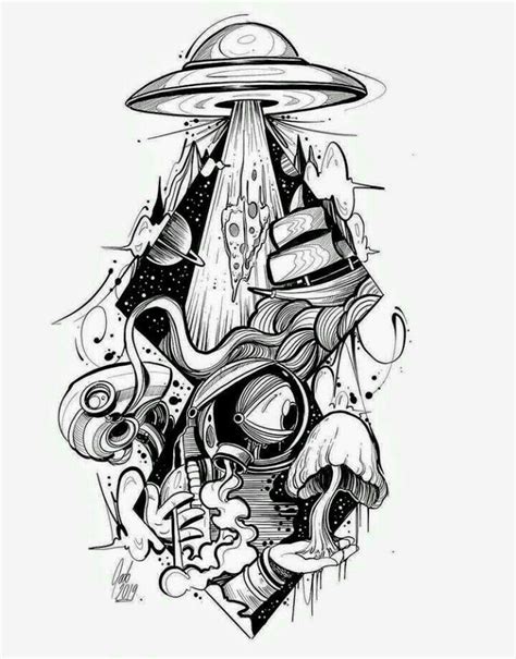 Pin By Angel Zuñiga On Miguel Tril Alien Tattoo Tattoo Design