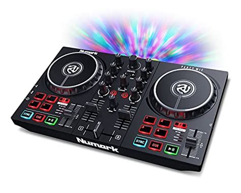 Numark Party Mix Ii Dj Controller With Party Lights Dj Set With 2 Decks Dj Mixer Audio
