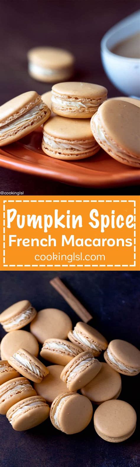 Pumpkin Spice Macarons Recipe Cooking Lsl