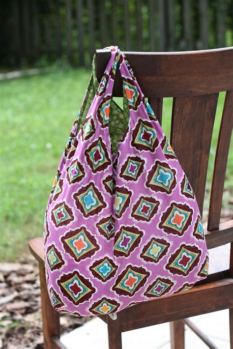 Stitched By Crystal Tutorial Fat Quarter Reusable Grocery Bag With