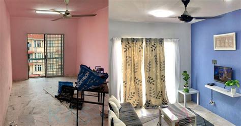 Rumah flat kos rendah di taman perling kongsi deco hias. Hikmah PKP, Lelaki Ini Deko Rumah Bersama Tunang Bajet ...