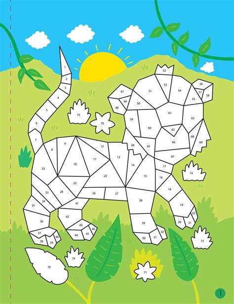 Mindful Sticker By Number Animals Book By Insight Kids Official