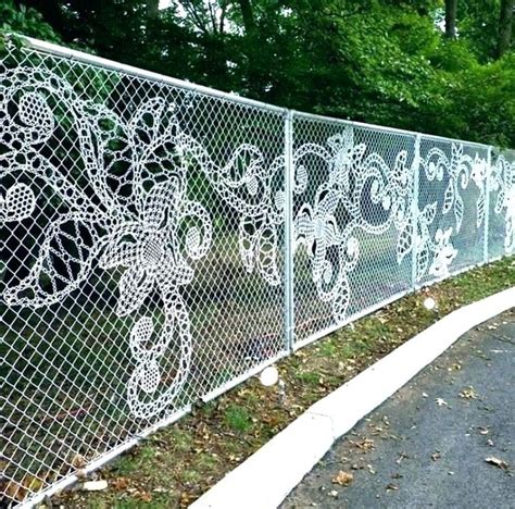 Ideas to decorate fences fo halloween. chain link fence ideas privacy casual screen reviews ...
