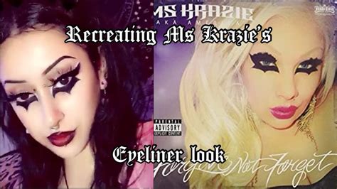 Recreating Ms Krazie’s Eyeliner Look🖤 Youtube