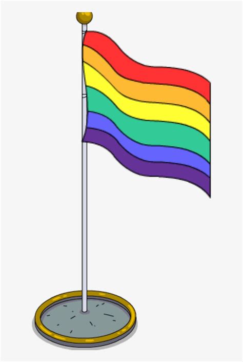 Images and media related to the lgbt (lesbian, gay, bisexual, transgender) pride flag and variations. Rainbow Flag Pole - Pride Flag Cartoon Png - Free ...