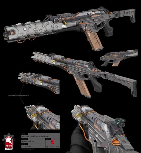 Cyberpunk 2077 Weapon Concept Art Devona Jeffrey