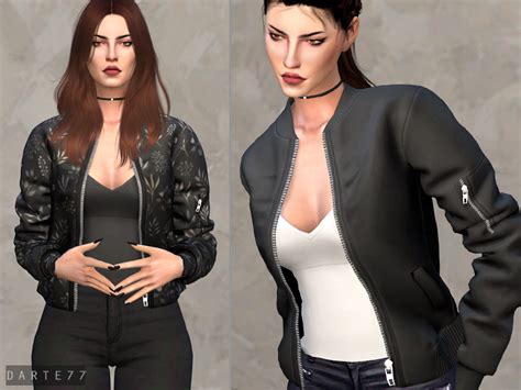 The Sims Resource Bomber Jacket Tank Top