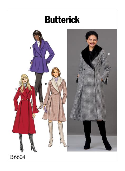 Sewing Tools Butterick Ladies Sewing Pattern 6497 Jacket And Coats With