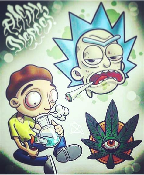 Stuff you saw irl that reminds you of something you saw from rick and morty. Rick And Morty Weed Wallpapers - Wallpaper Cave