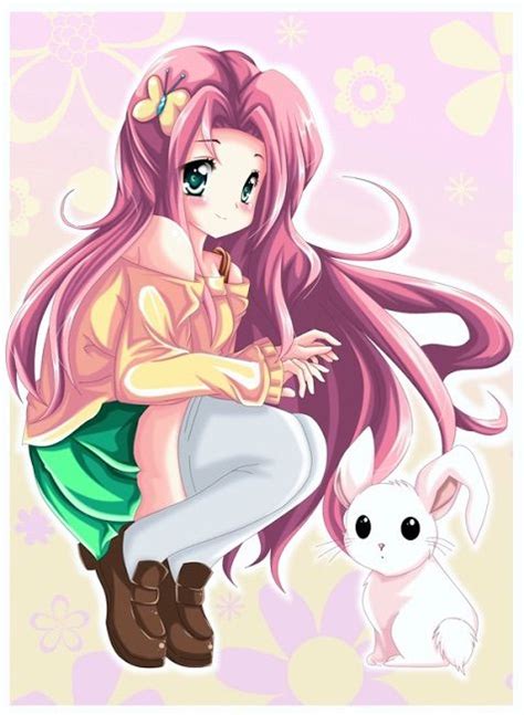 Anime Fluttershy My Little Pony Friendship My Little