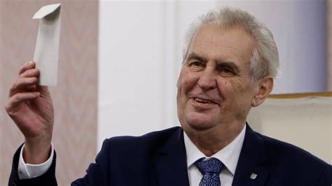 News Update Czech Election Milos Zeman Leads In First Round 13 01 18 Youtube