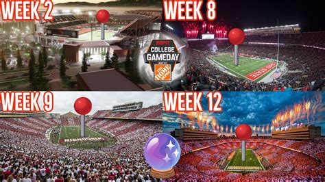Predicting The Location Of ESPN College GameDay Every Week In YouTube