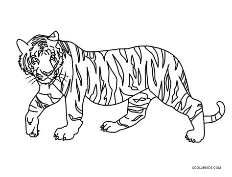 Coloriages  Tigre  Coloriages Gratuits à Imprimer