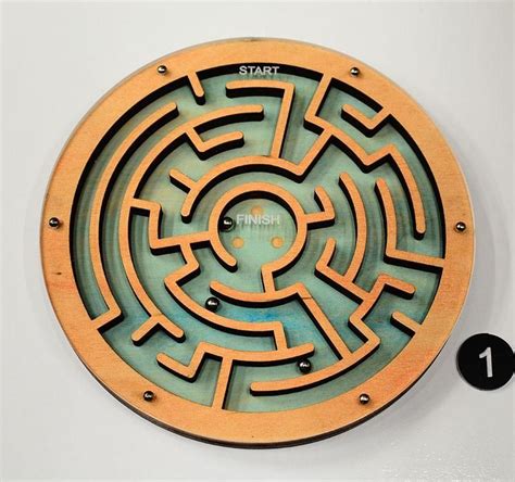 Arthur Grove Wooden Ball Maze Diy Wooden Games Lasercut Design