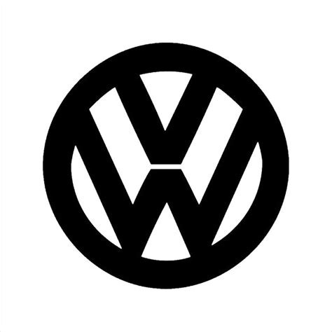 Official Volkswagen Classic Black Vw Logo Pod66