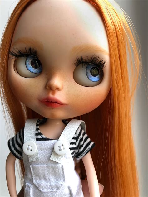 joy custom blythe doll by akykla original takara base doll last kiss